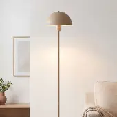 LumenXL Lampadaire Mushroom Sorai en métal beige