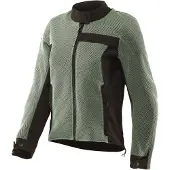Dainese Lisbona Air Femmes Veste textile (IT44) Vert/Noir 38
