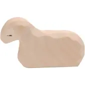Ostheimer Agneau couché - Figurine en bois