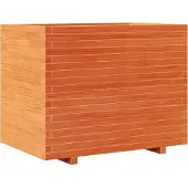 vidaXL Jardinière cire marron 90x60x72 cm bois de pin massif