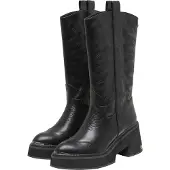 Buffalo Bottes de cowboy noir