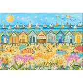 Pieces & Peace Puzzle Cabines de Plage - 1000 pièces