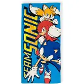 SEGA Serviette de plage en coton Sonic The Hedgehog