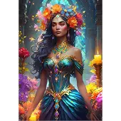 Blue Bird Puzzle La Déesse Fleur - 1000 pièces