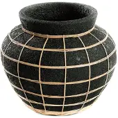 Bazarbizar-b2b Vase Le Ventre-noir Naturel-l | JABR087BN-L