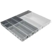 Joseph Joseph Organisateur de tiroirs Blox, Range-couverts, Gris