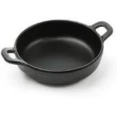 Super Merchant Poêles miniatures en mélamine, Plat à gratin, Noir