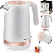 Berdsen Bouilloire électrique 1.7l BD-705 blanc-cuivre