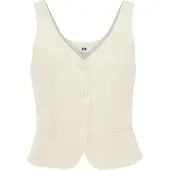 WE Gilet blanc naturel