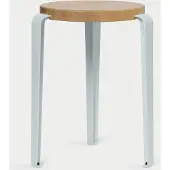 TIPTOE Lou Tabouret en bois Pale Blue | Solid Oak