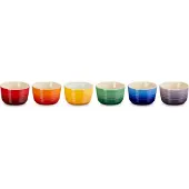 Le Creuset Set 6 Mini Ramequin 100ML rainbow