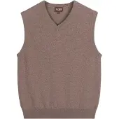 GOBI Cashmere Gilet 'Men's Essential V-Neck Cashmere Vest' taupe