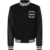Rokker College, veste en textile ,Noir/Blanc ,L