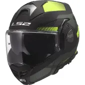 LS2 Helmets Casque modulable LS2 FF901 Advant X Nova, noir/jaune, L (59/60)
