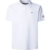 Pepe Jeans Clayton Short Sleeve Polo Blanc L Homme