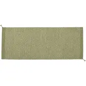 Muuto Ply Tapis en Polyester Recyclé pour l'intérieur et l'extérieur 80 x 200 cm | Moss Green
