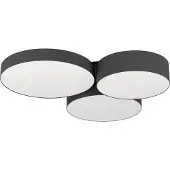 Eglo Plafonnier LED Barbano-Z 3 lumières - noir