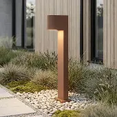 LumenXL Lampadaire industriel Simone - brun rouille 30 cm