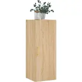 vidaXL Armoire murale chêne Sonoma 34,5x34x90 cm