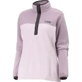 Columbia Benton Springs Ii Snap Half Zip Fleece Violet L Femme