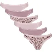 Sloggi String marron / brun foncé / rose