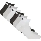 FILA Chaussettes gris / noir / blanc