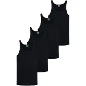 Schiesser Maillot de corps noir