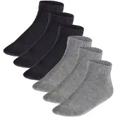 Falke Chaussettes gris chiné / noir