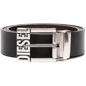 Diesel Ceinture brun foncé / noir