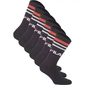 FILA Chaussettes de sport orange / rouge / noir / blanc