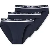 Schiesser Slip 'Rio' bleu foncé / blanc