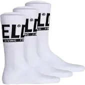Diesel Chaussettes 'SKM-RAY' noir / blanc