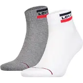 Levi's Chaussettes unisexe Chaussettes Paquet de 2 femme - Multicolore - 39 / 42