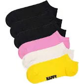 Happy socks Chaussettes beige / jaune foncé / rose / noir