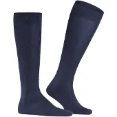 Falke Chaussettes montantes bleu foncé