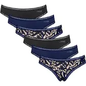 Sloggi Slip beige / bleu / noir