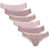 Sloggi Slip marron / rose
