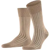 Falke Chaussettes marron / blanc