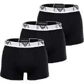 Emporio Armani pour homme. EM000259_AF14131 Set 3 Boxers Logo EA noir (XXL), Homewear, Coton
