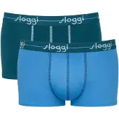 Sloggi Boxers 'Blue Start' bleu cyan / bleu clair / menthe
