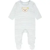 Steiff Barboteuse / body beige / bleu clair / jaune / blanc