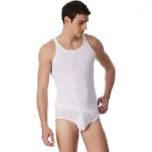 Schiesser Maillot de corps blanc