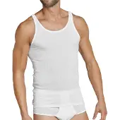 Schiesser Maillot de corps blanc
