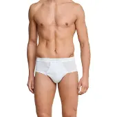 Schiesser Slip 'Essentials' noir / blanc