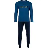 Sanetta Pyjama bleu / jaune / noir