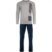 Sanetta Pyjama gris chiné / noir