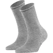 Falke Chaussettes gris chiné