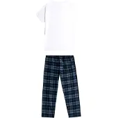 G-Star Pyjama long bleu / bleu foncé / blanc
