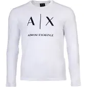 Armani Exchange T-Shirt noir / blanc