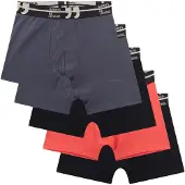 Sanetta Sous-vêtements gris basalte / rouge clair / noir